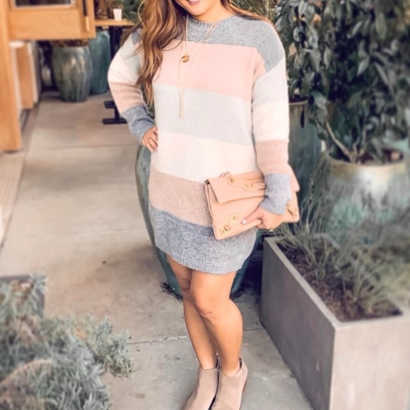 NIB VICI TACOMA STRIPED KNIT SWEATER DRESS, Sz.S, BNIB - Picture 7 of 9